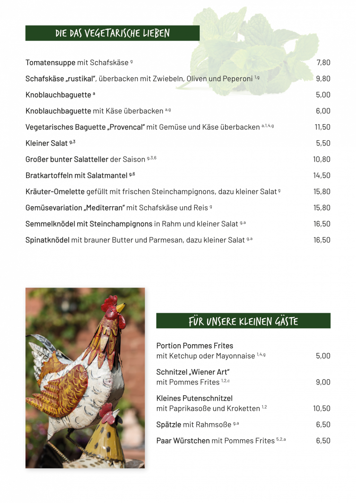 Speisekarte deutsch 4